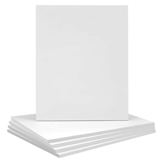 5 Pack Level 1 8&#x22; x 10&#x22; Gesso-Primed Double-Sided MDF Panels by Artist&#x27;s Loft&#x2122;